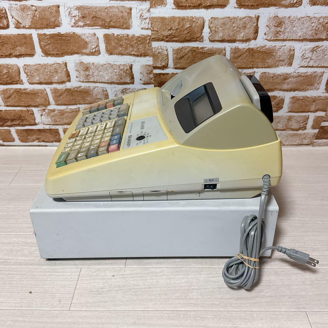 SHARP シャープ レジスター XE-A250 レジ　現状品