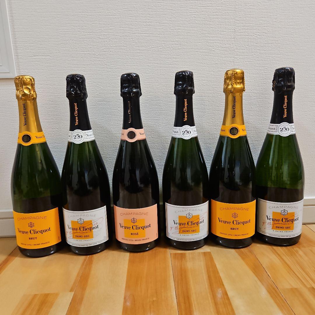 ヴーヴクリコ Veuve シャンパン 6本セット 750ml