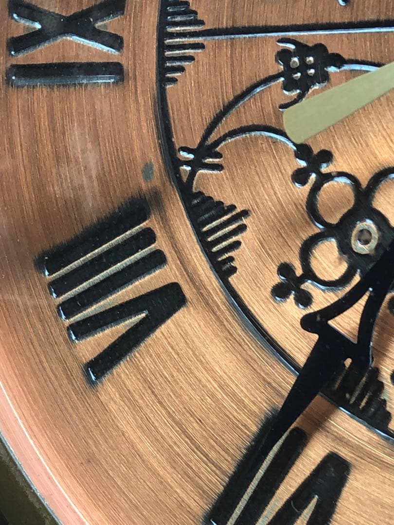 希少♦️LANDEX♦️国産♦️懐中時計型 ヴィンテージ時計♦️美品 いぶし金♦️電池式