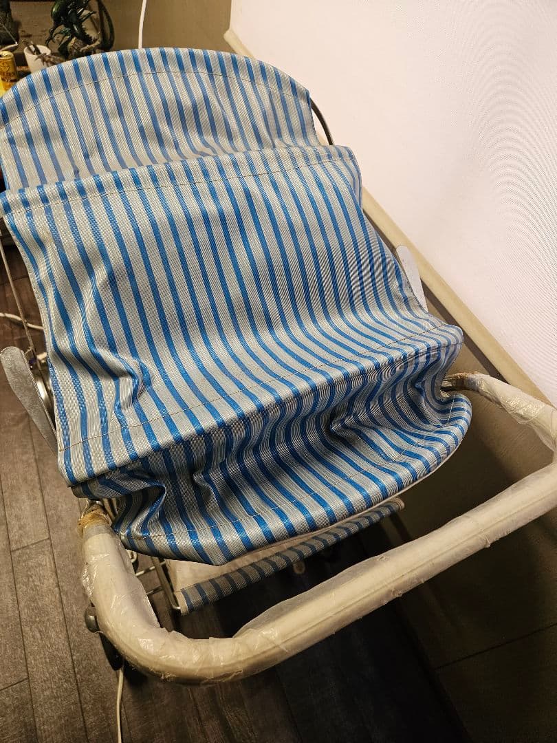 ベビーカー 昭和レトロ 東京 TOKYO さつき号 青 ブリキ