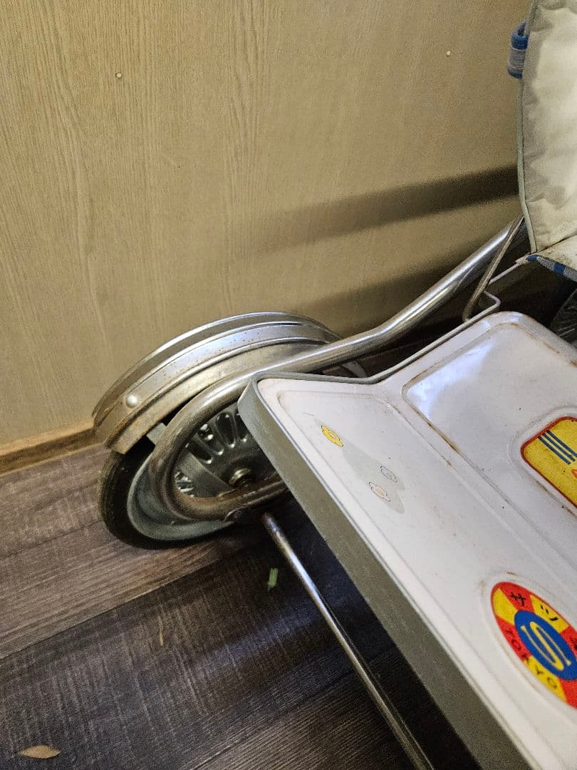 ベビーカー 昭和レトロ 東京 TOKYO さつき号 青 ブリキ