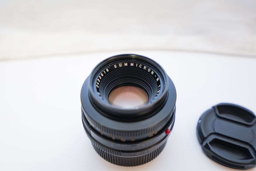 ライカ　ライツ　ドイツ製 ズミクロンR 50mm F2(OH済み)+純正フード