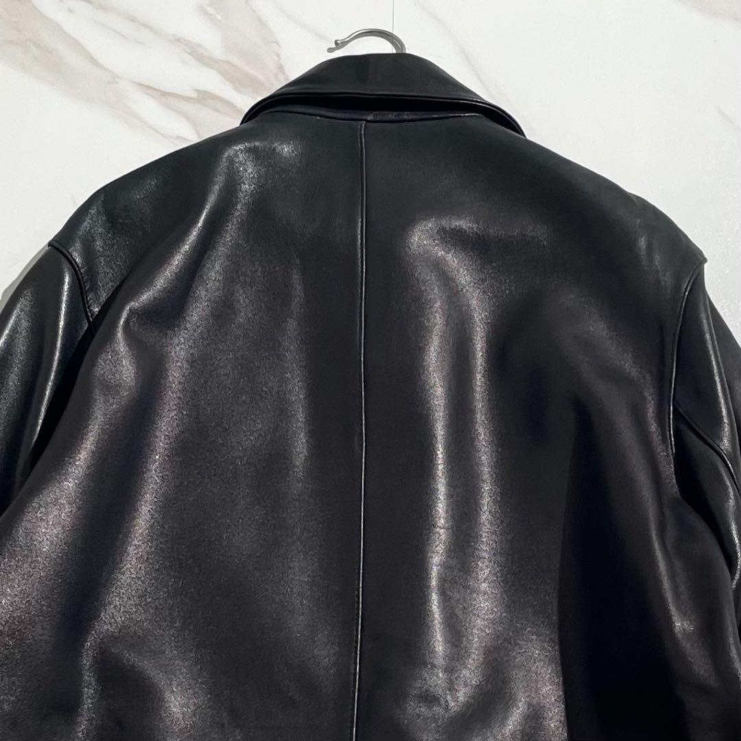 ブルックスブラザーズ カーコート 羊革 レザージャケット 実質L相当 【197】