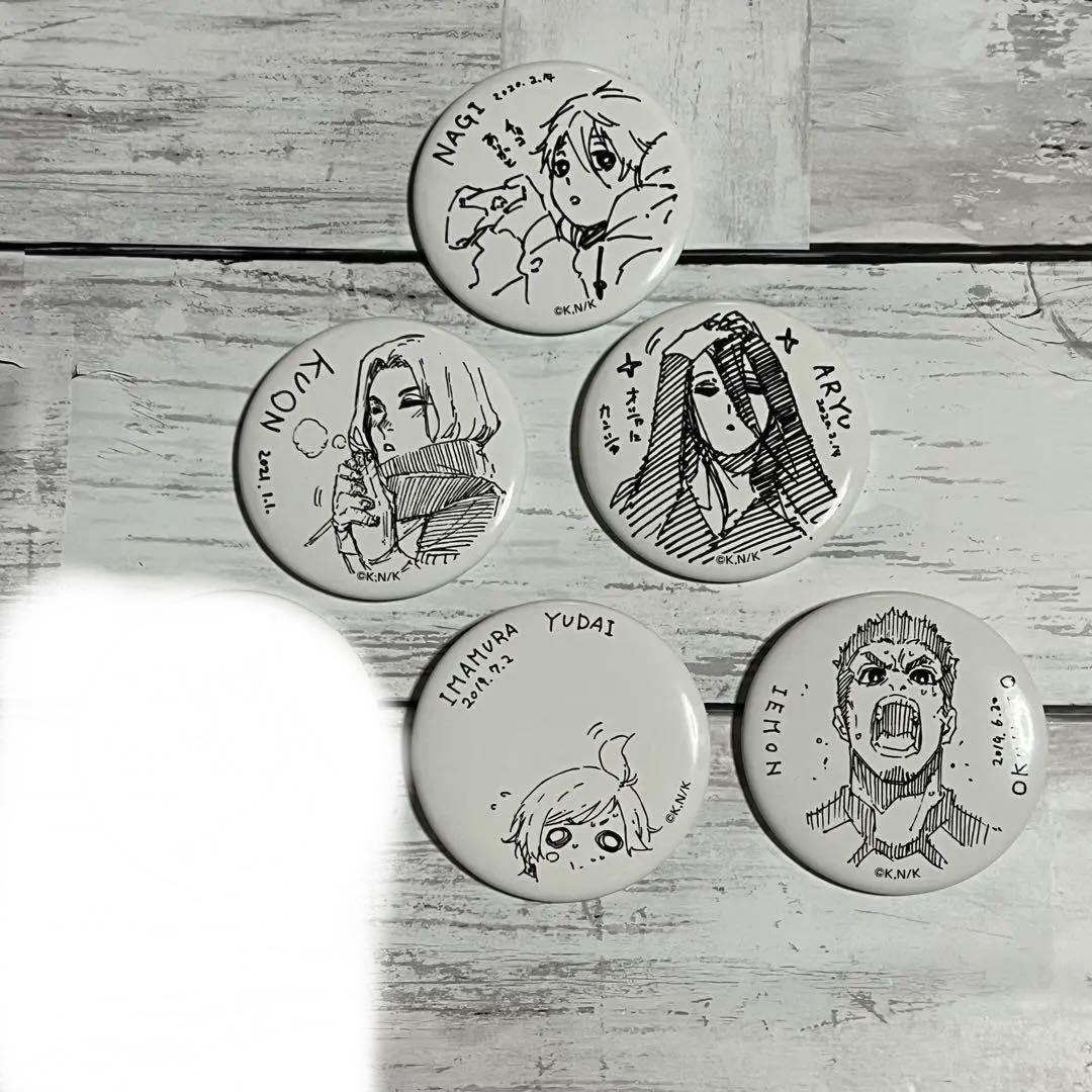 ブルーロック プリンセスカフェ あたり付き缶バッジ 5点セット