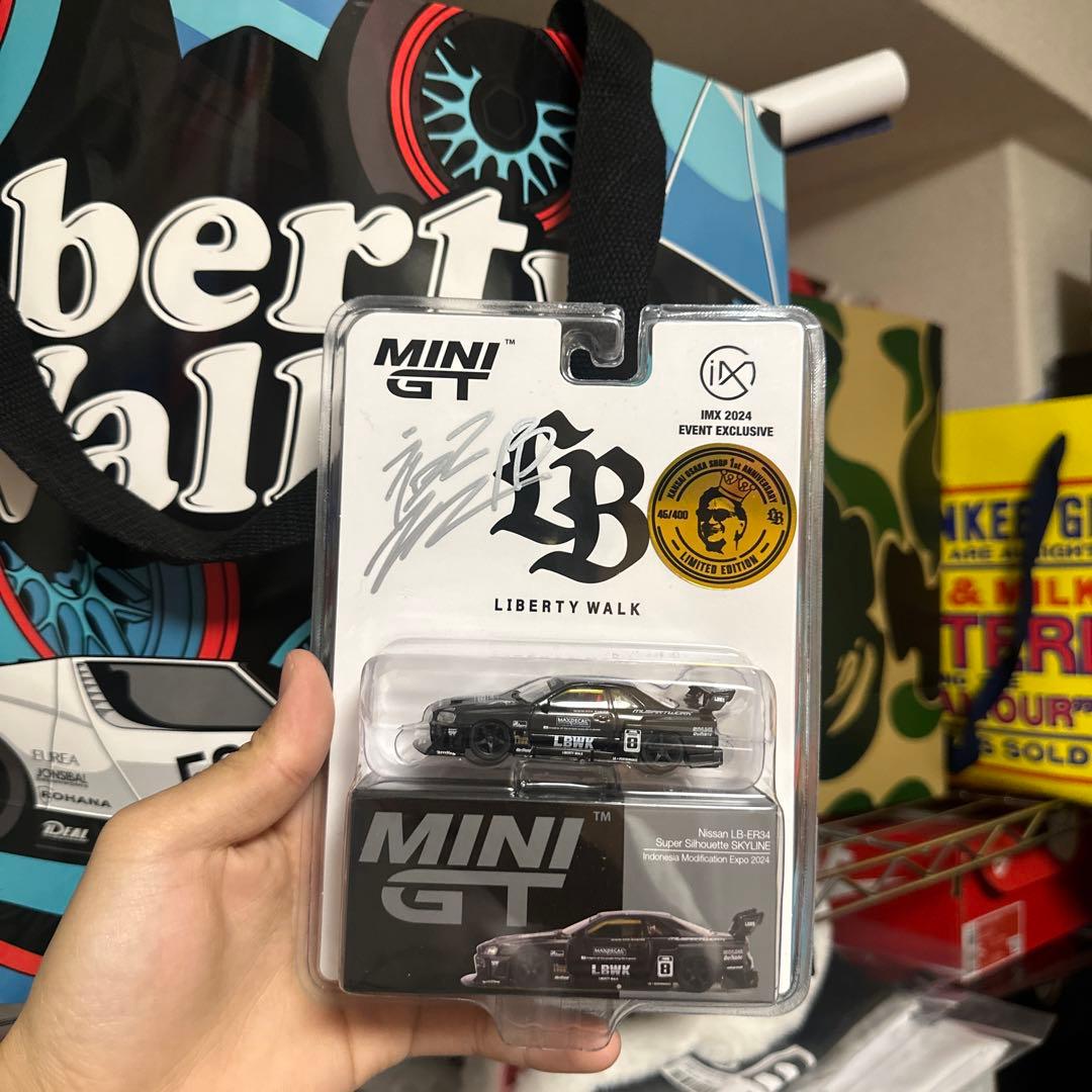 MINIGT LIBERTY WALK IMX限定 Nissan LB-ER34