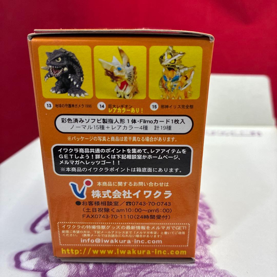 未開封品 ガメラ ガッパ ギララ 特撮大百科mini イワクラ 指人形
