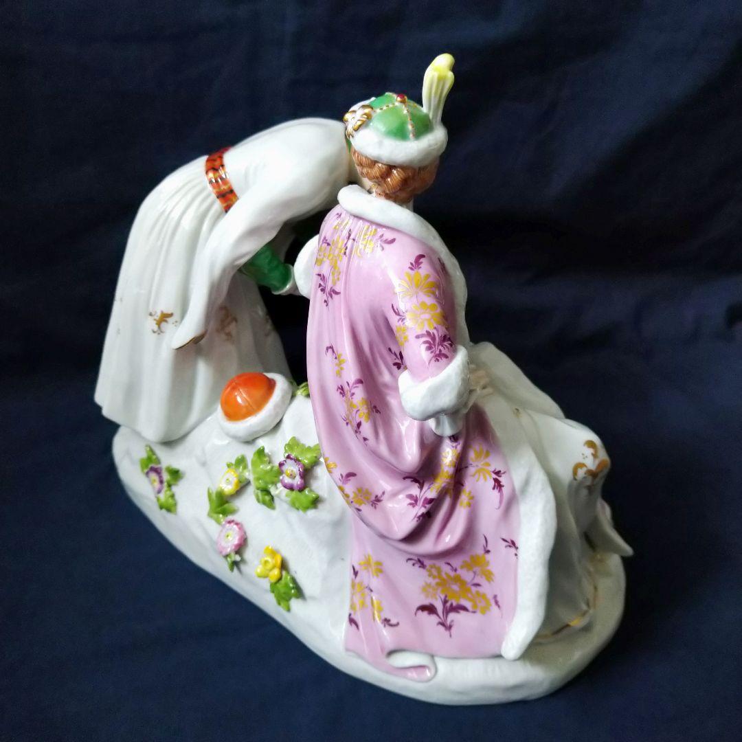 マイセン(Meissen)フィギュリン『ポーランド貴婦人と紳士』