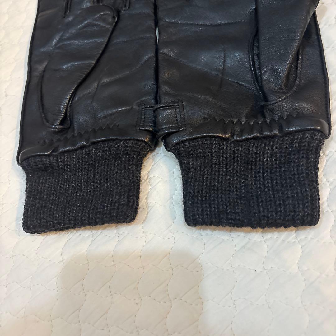 BURBERRY BLACK LABEL レザー グローブ メンズ 手袋