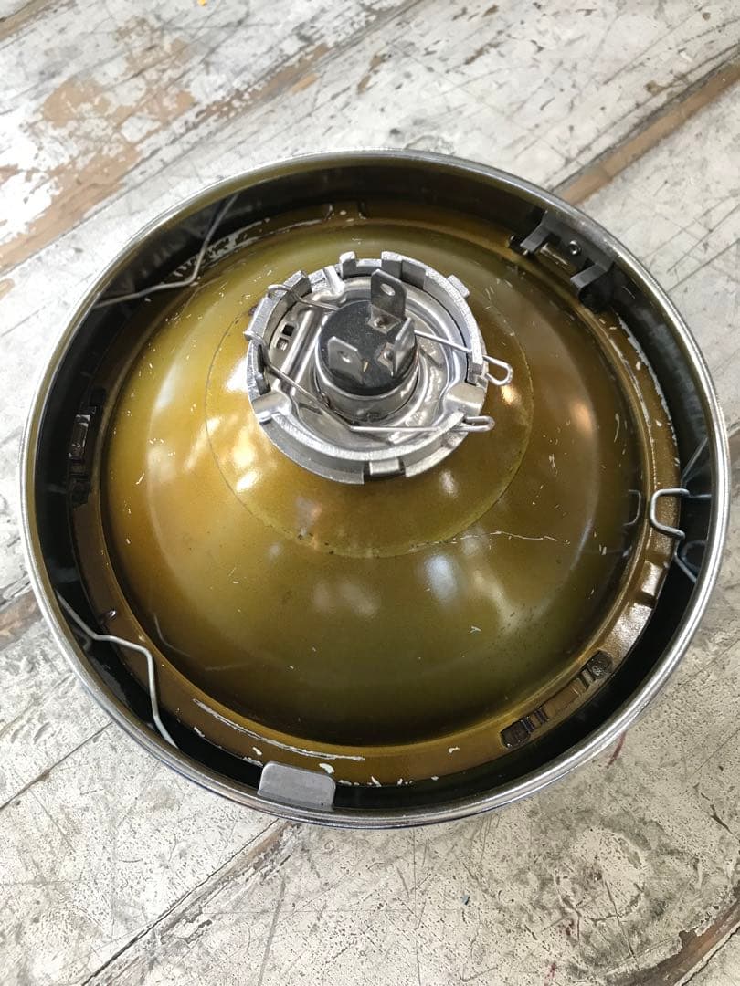 ルーカス ヘッドライト スリーポイント SR400 500 LUCAS