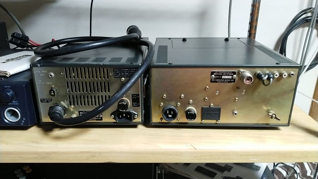 IC-710S 無線機 + IC710PX 電源