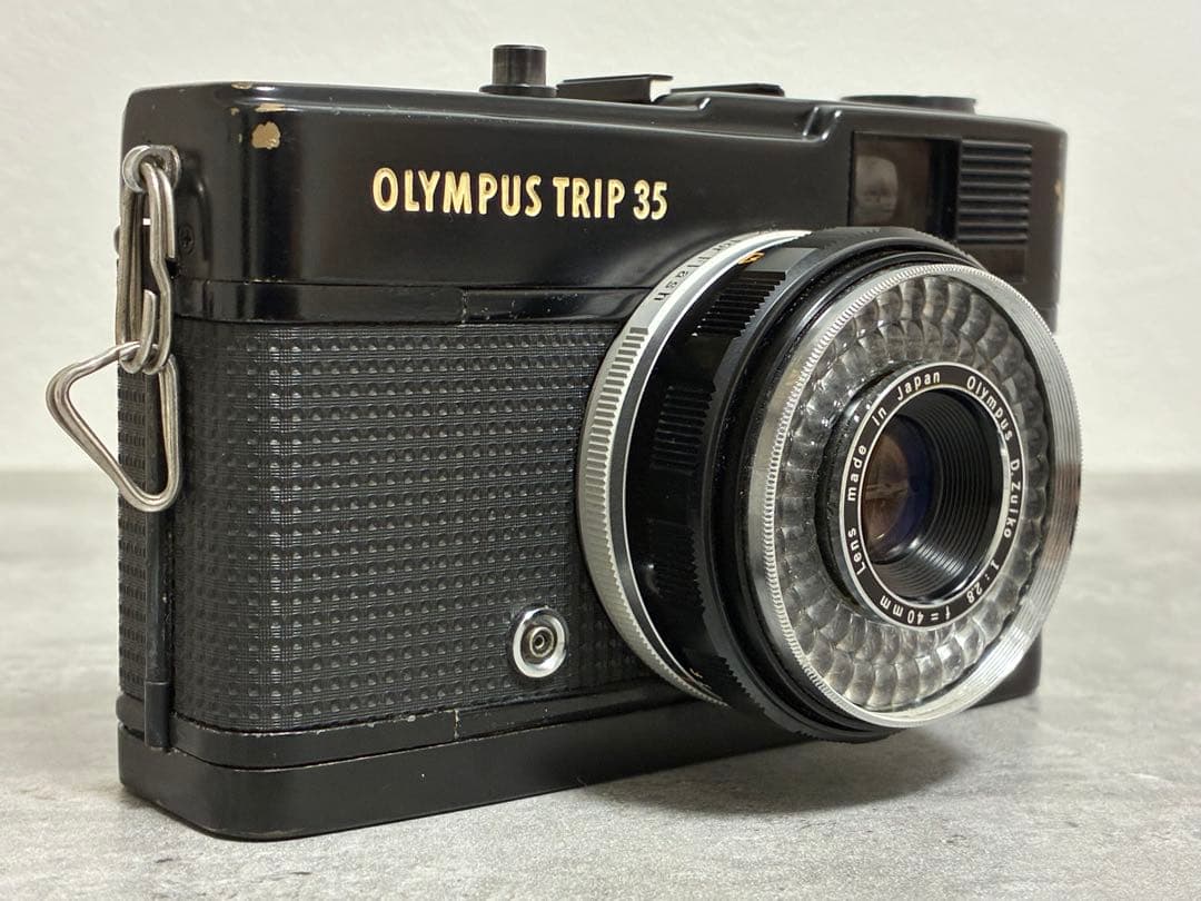 ⭐️希少⭐️モルト交換済⭐️ OLYMPUS TRIP 35 ブラック フィルムカメラ