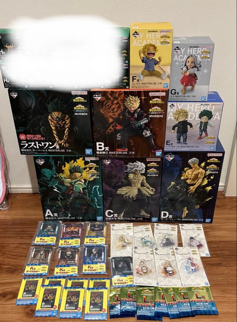 一番くじヒロアカ　H賞以外フルコンプセット