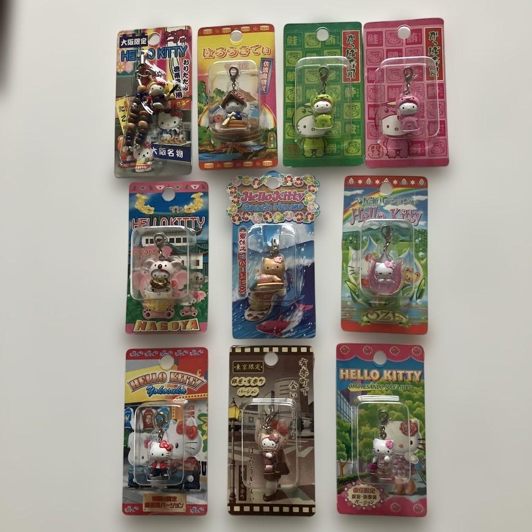 ハローキティ ファスナーマスコット＆ストラップ　レア入り10個セット