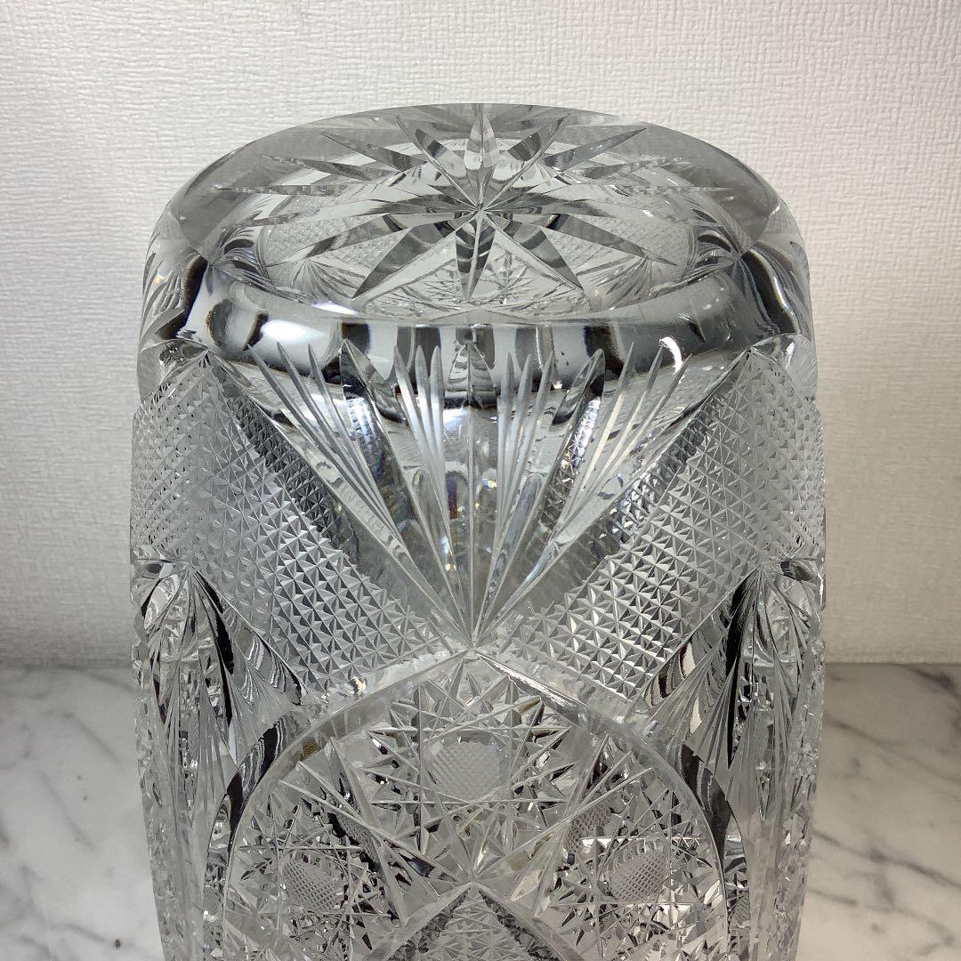 ボヘミアグラス　フラワーベース