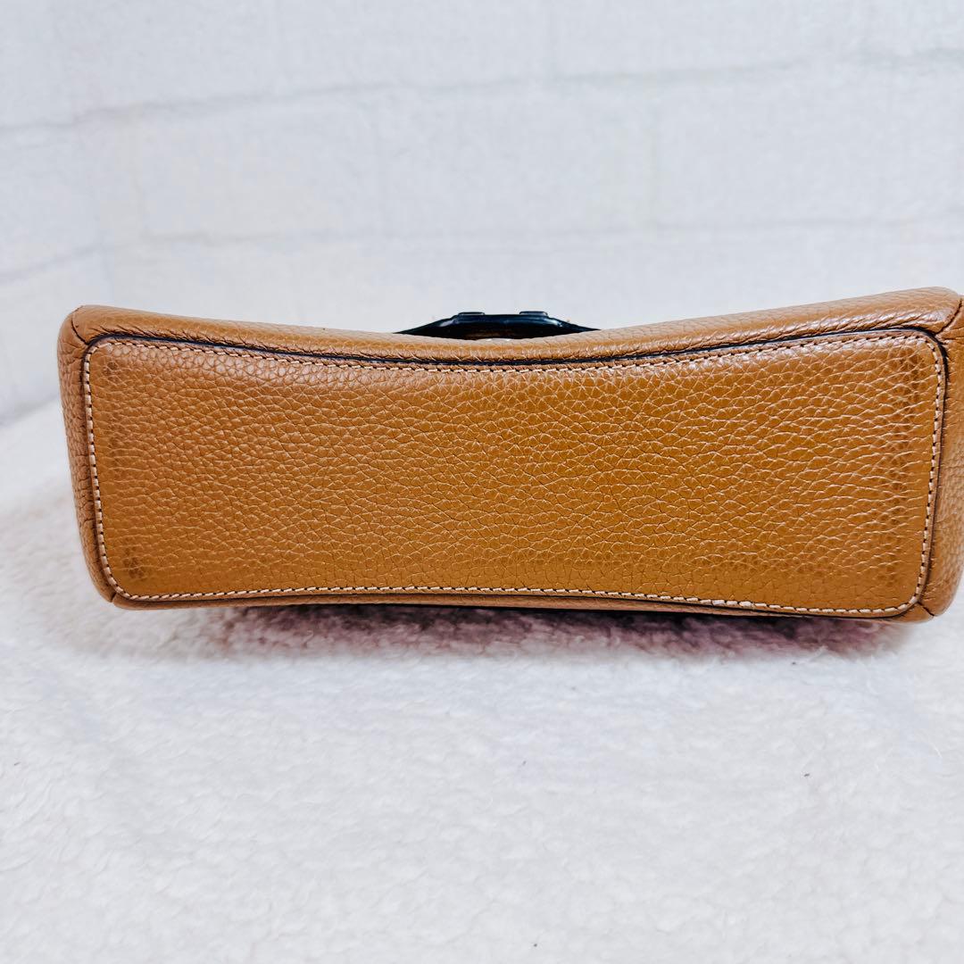 FURLA ダフネ トップハンドル ショルダー アーチロゴ 2way キャメル