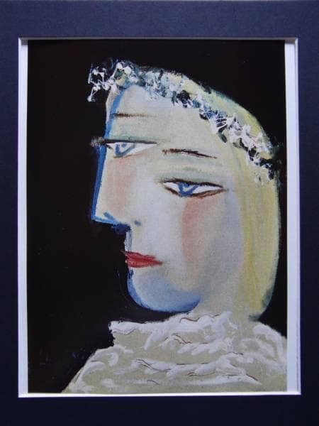 パブロ・ピカソ、慈悲の女神、希少限定画集画、状態良好、新品高級額装付