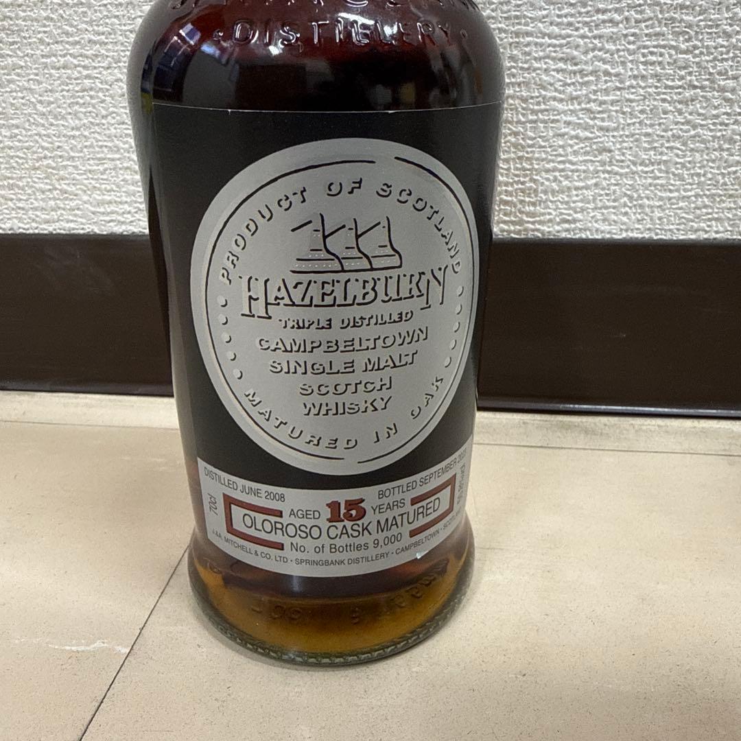 ヘーゼルバーン(HAZELBURN )15年 Oloroso樽熟成