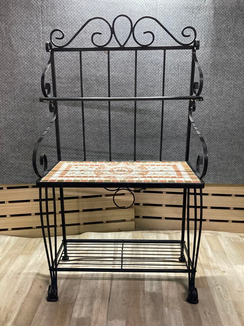 アイアンシェルフ タイル付き