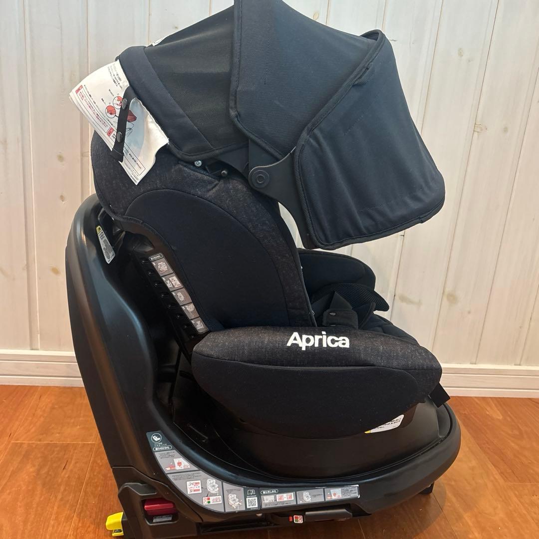 Aprica ピュアブラック チャイルドシート ISOFIX