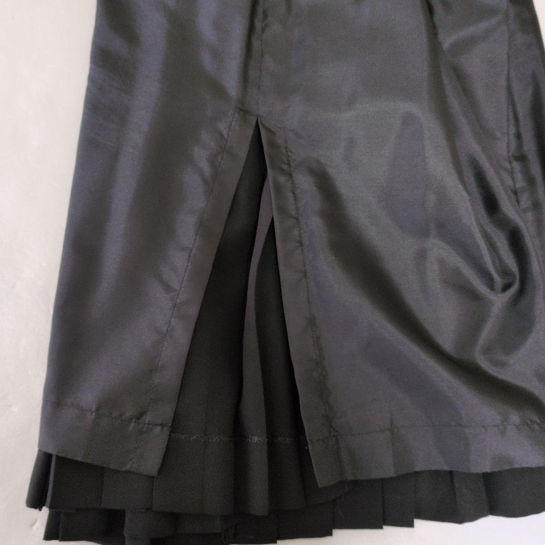 CHANEL 黒 プリーツスカート 40