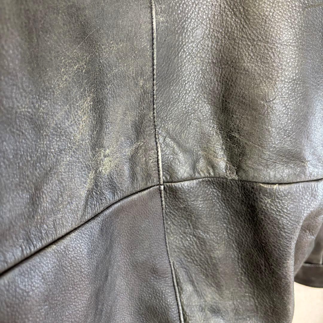 ウィルソンズ　レザージャケット　本革　トラッカー　アメリカ古着　L 2711