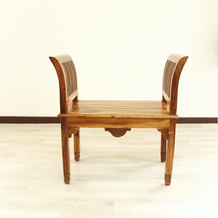 新品 チーク家具 無垢 デザインスツール カルティニチェア スツール 木製