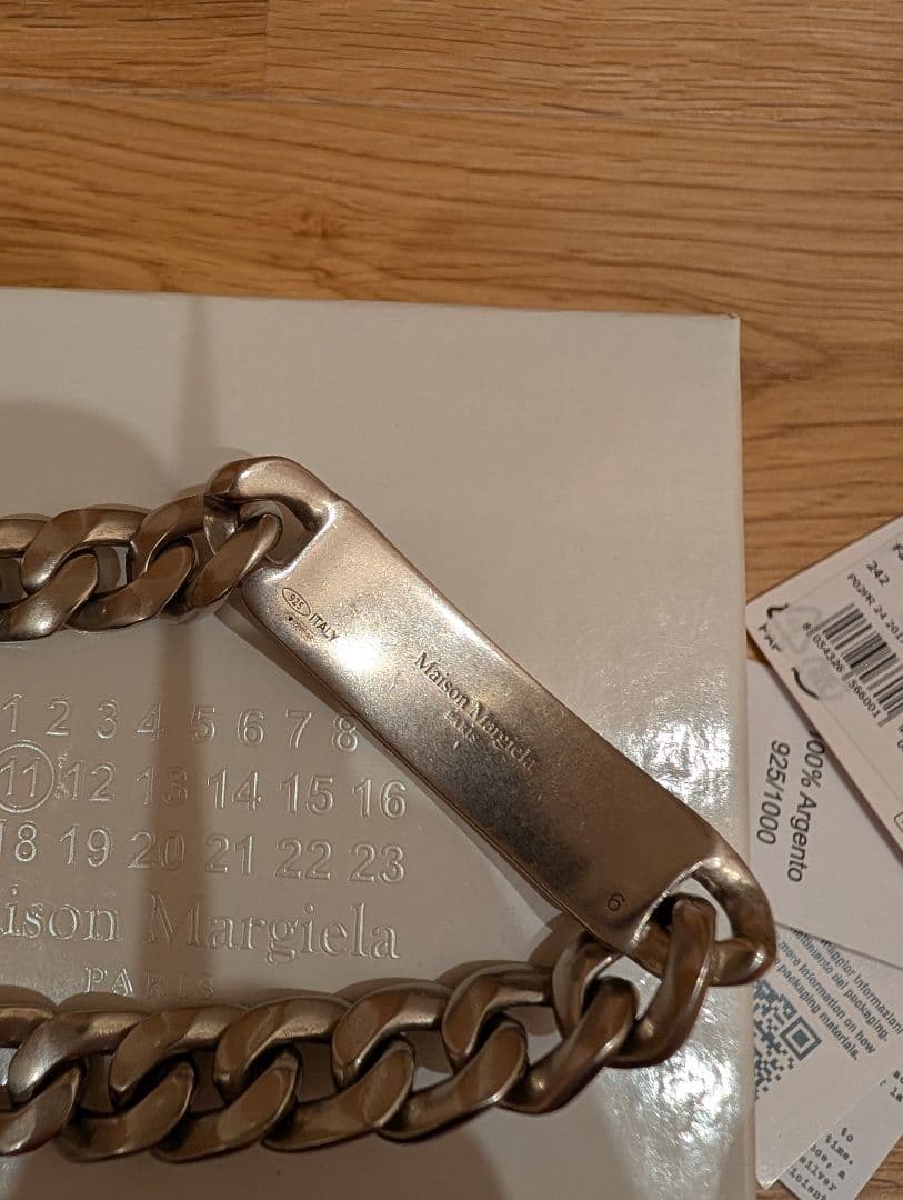 Maison Margiela メゾンマルジェラ ブレスレット IDブレス