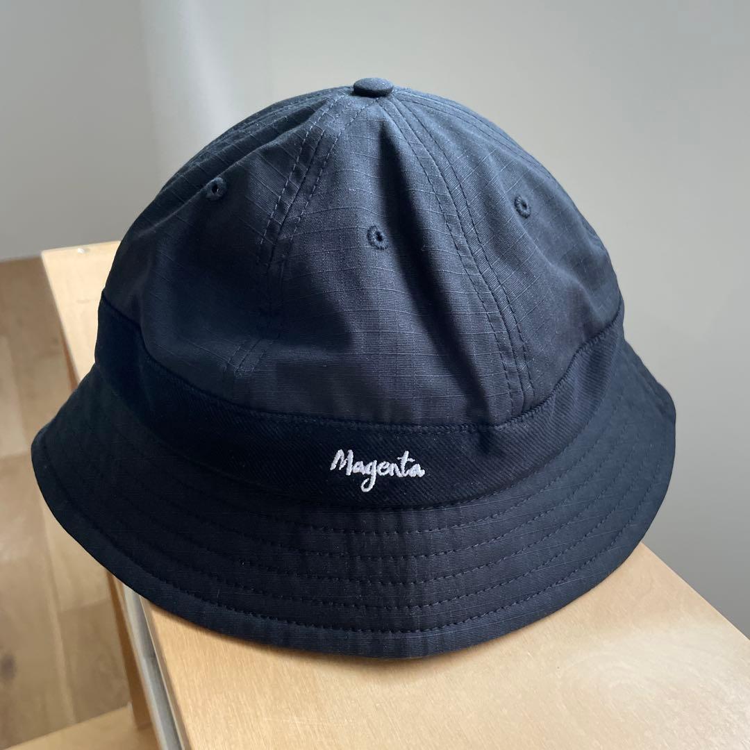 スケートボード Magenta Script Bucket Ripstop Hat