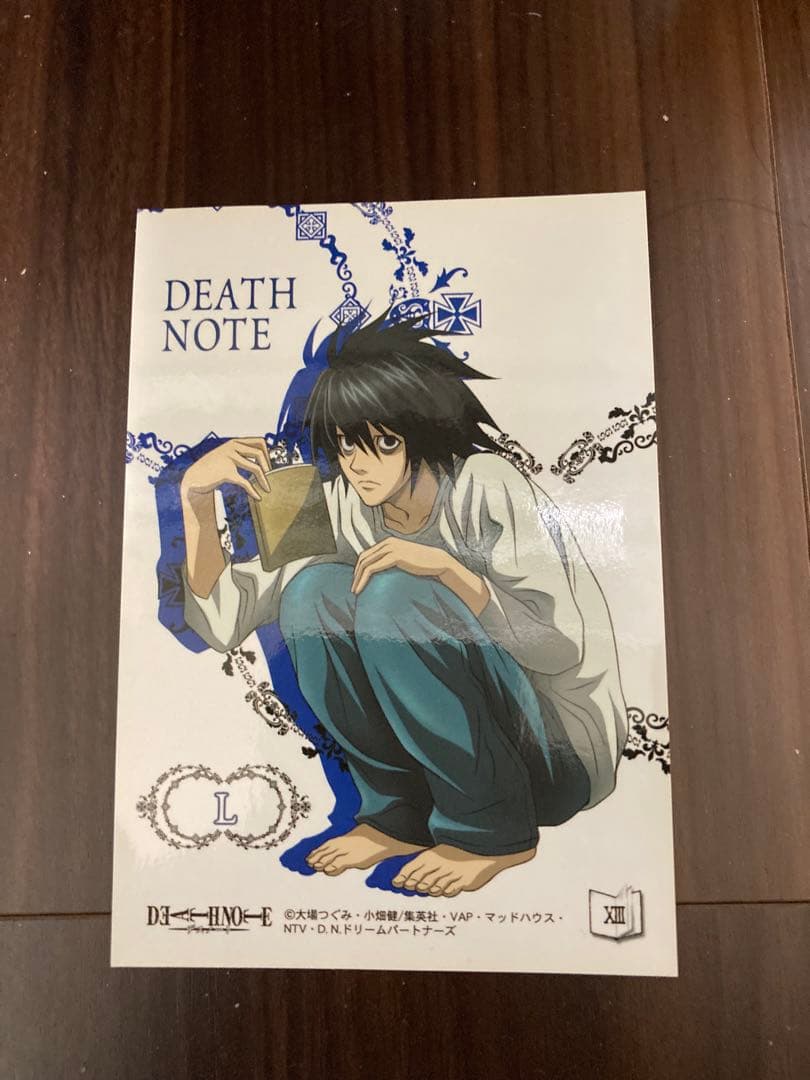 ねこぴよ　DEATH NOTE☆ミニフォトシールコレクション★Lとニア
