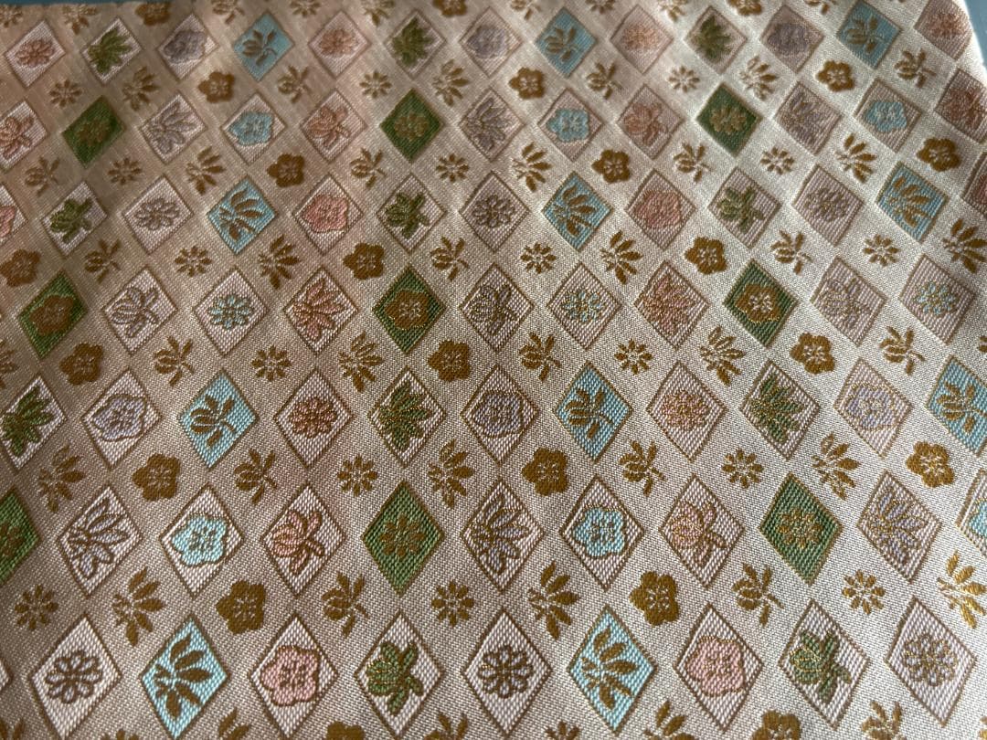 四君子　名物裂　出服紗（出袱紗・出帛紗・出ぶくさ）No4