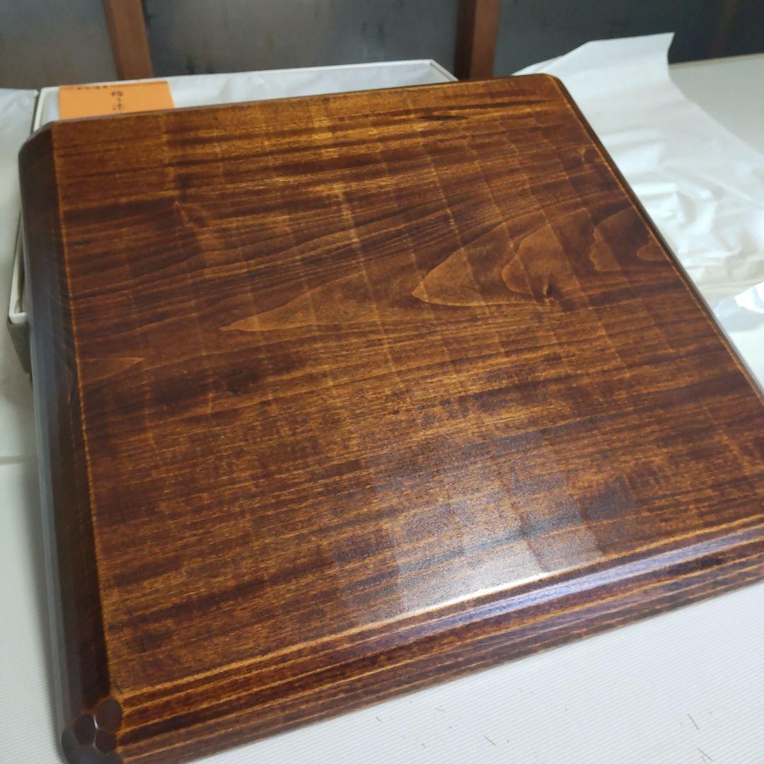 讃岐盆 摺り漆塗 2枚 美品 新品未使用