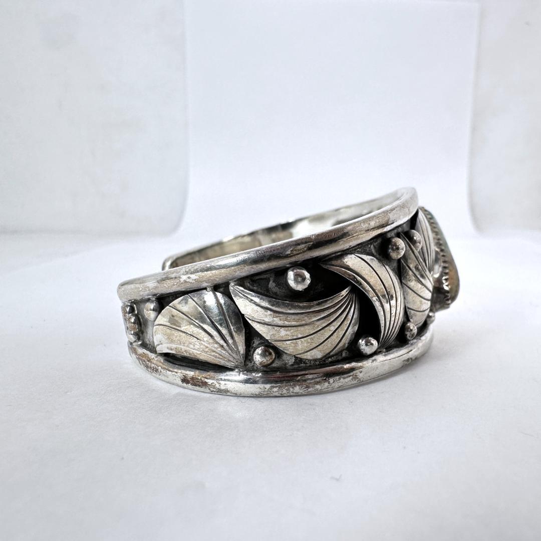 ビンテージ インディアンジュエリー ターコイズ バングル シルバー