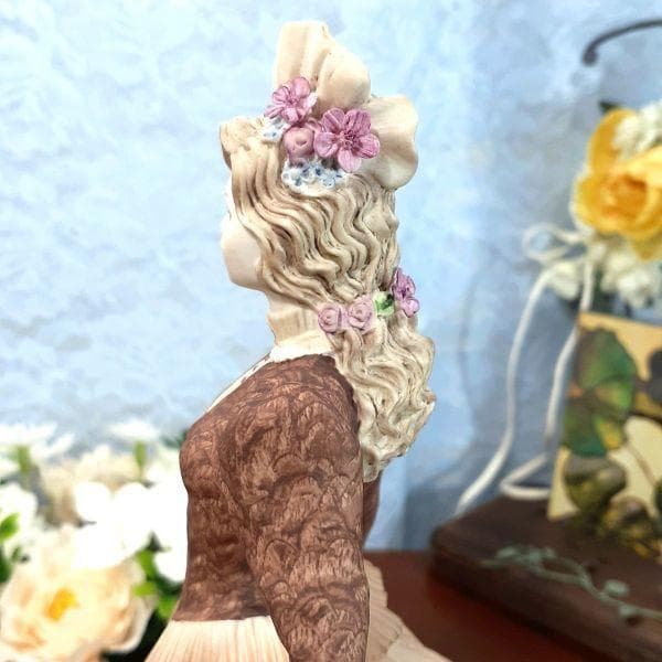 【希少】コールポート セピア色の貴婦人 エレガンス秋の散策  フィギリン人形