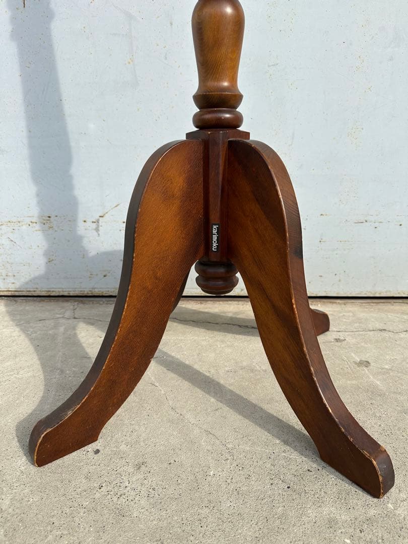 カリモク アンティーク コロニアル ハンガーラック ポールスタンド