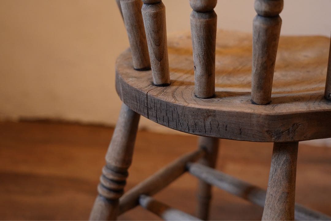 フランスアンティークチェア　椅子　古木　プリミティブ 1800年代　オーク