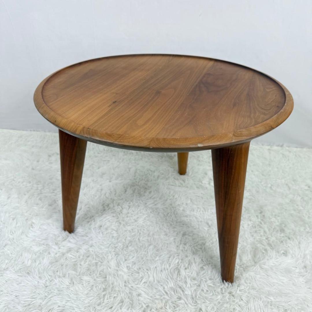 【北欧風】サイドテーブル　ナチュラル　ブラウン　オーク材　814-15