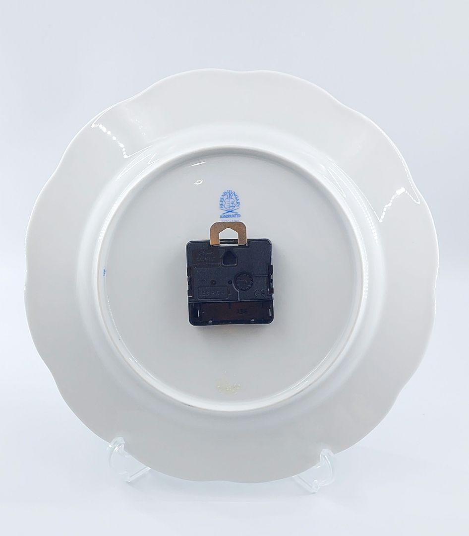 HERENDヘレンド 壁掛け時計 インドの華グリーン アポニーグリーン 28cm