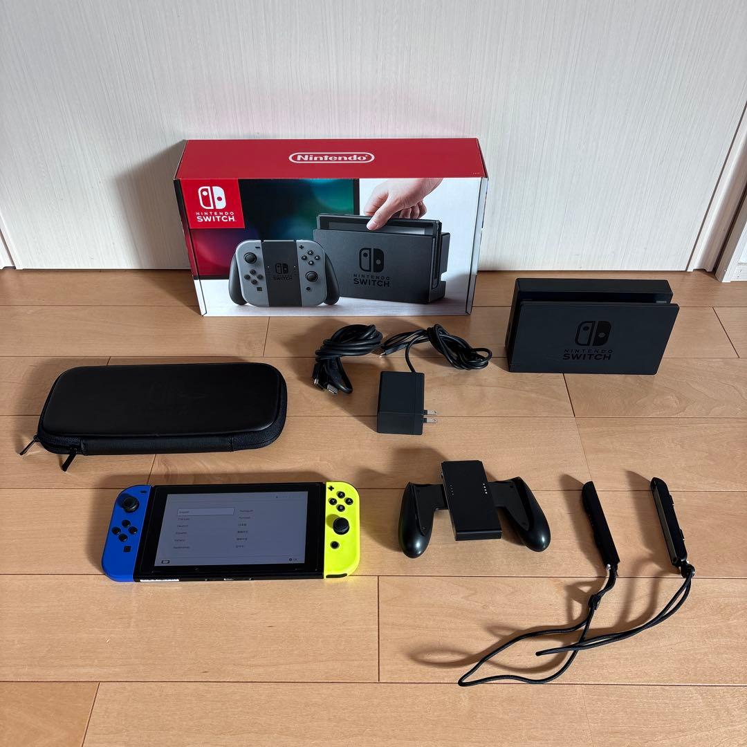 Nintendo Switch 本体 ネオン　青/黄 付属品付き