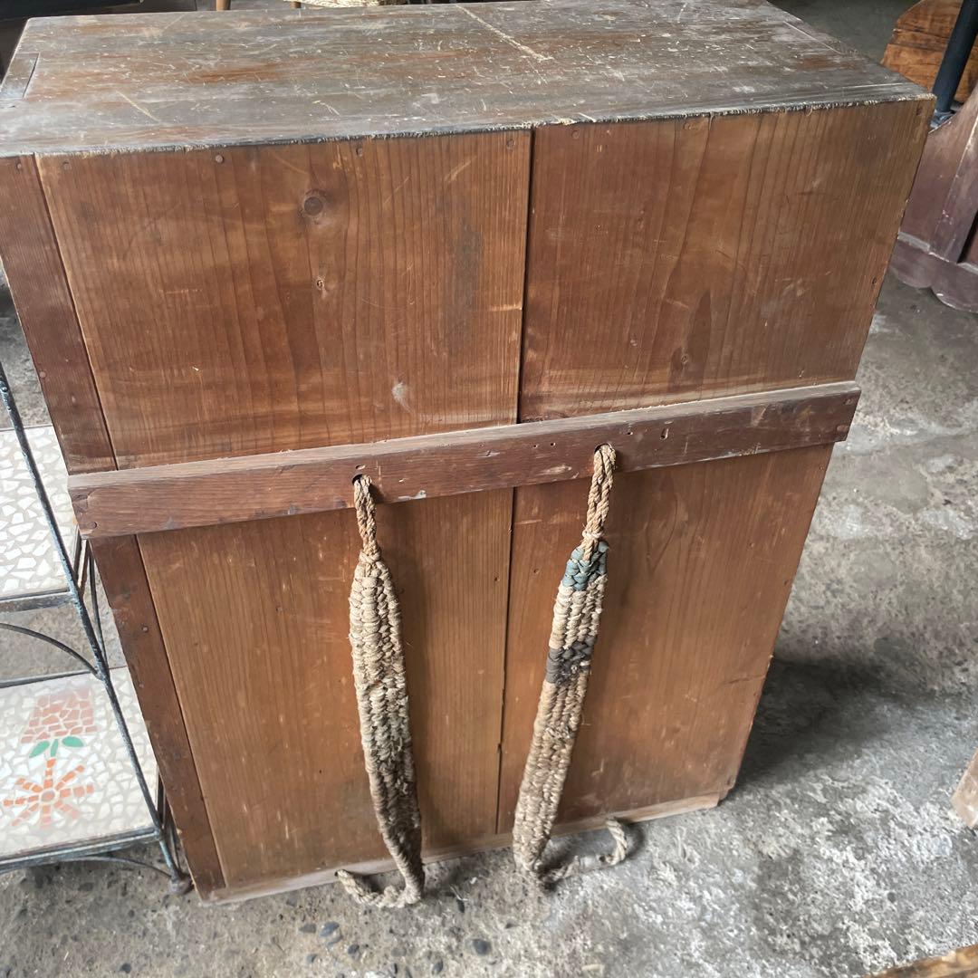 ねずこの収納箱　背負える箪笥　古道具　背負箪笥　鬼滅の刃