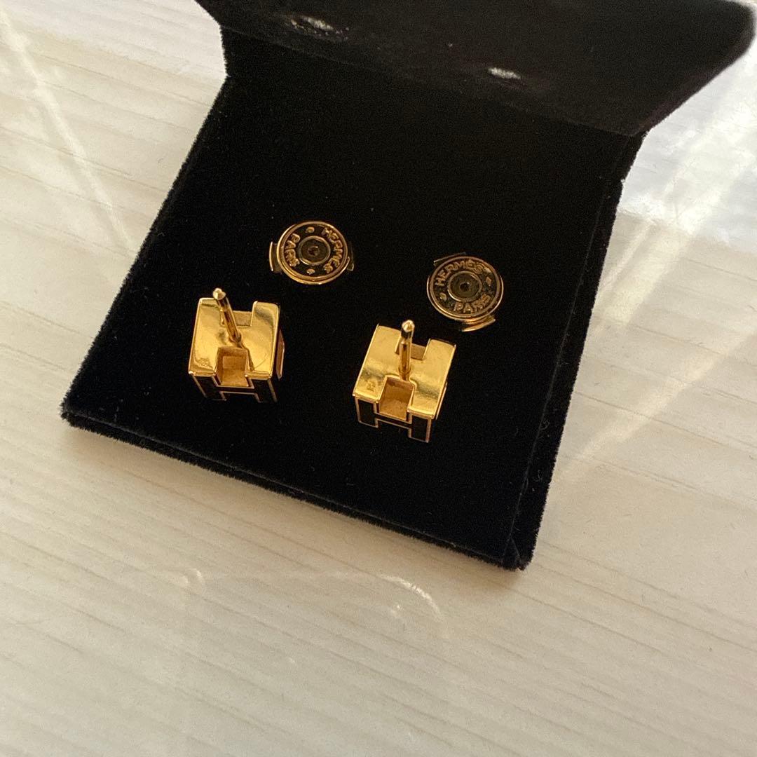 HERMES Hロゴデザイン ピアス