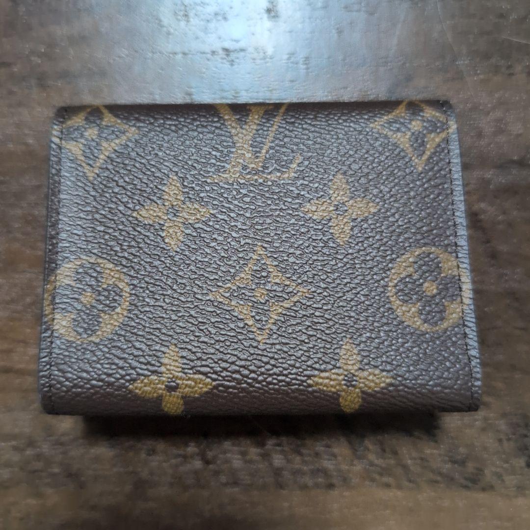 ルイヴィトン ポルトフォイユセレスト モノグラム 三つ折り財布 希少カラーブルー