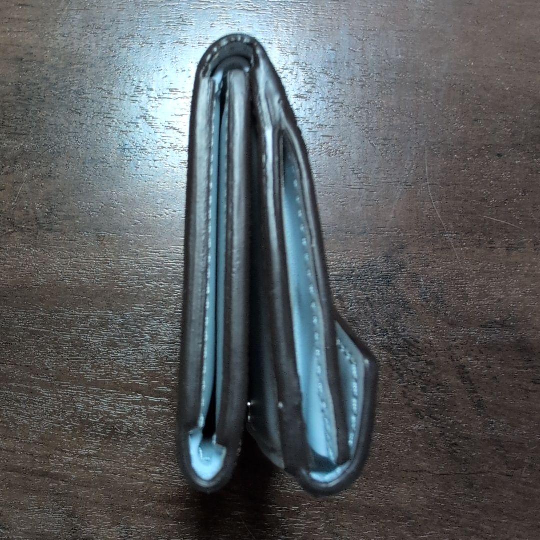 ルイヴィトン ポルトフォイユセレスト モノグラム 三つ折り財布 希少カラーブルー