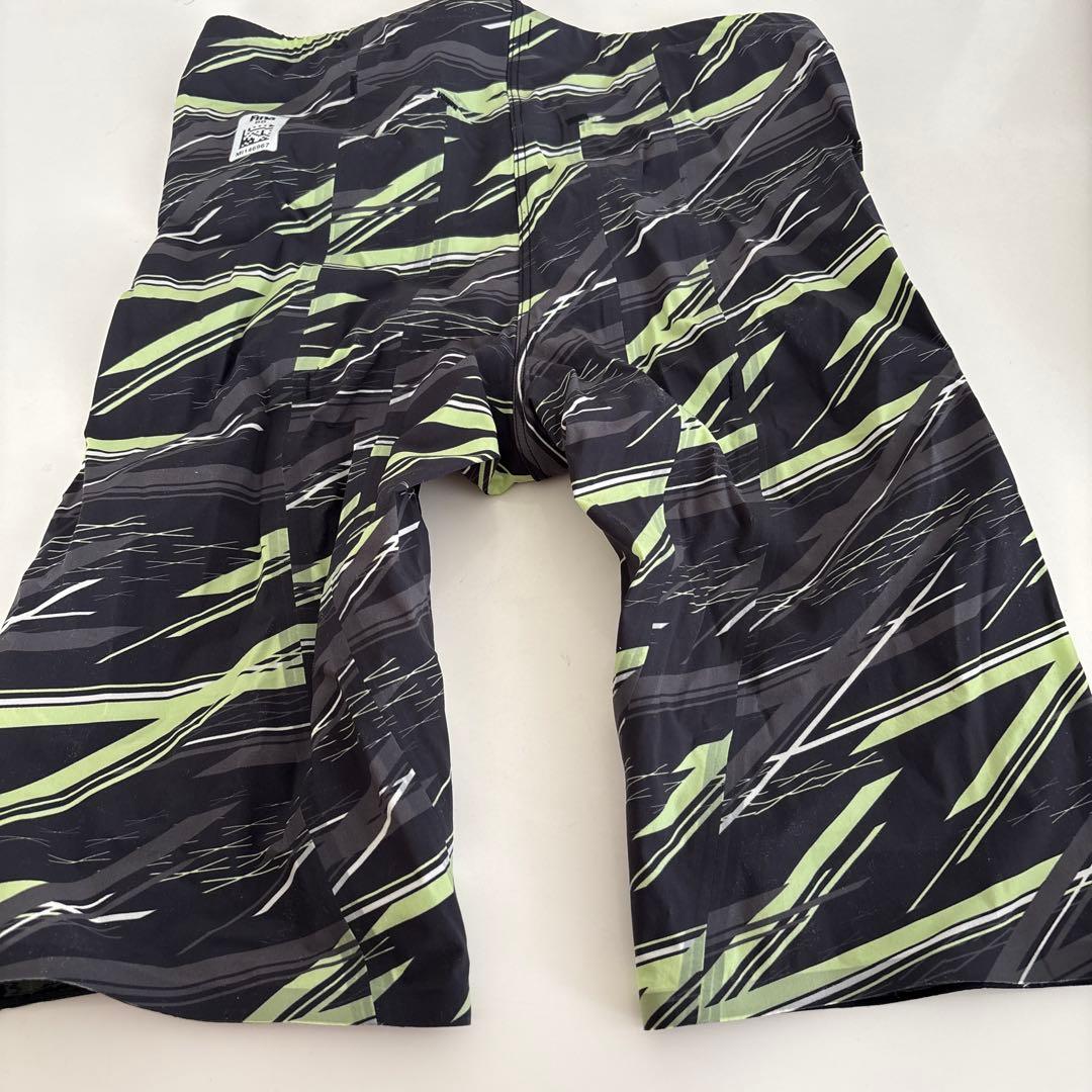 Mizuno 競泳水着 Fina BB ブラック/グリーン