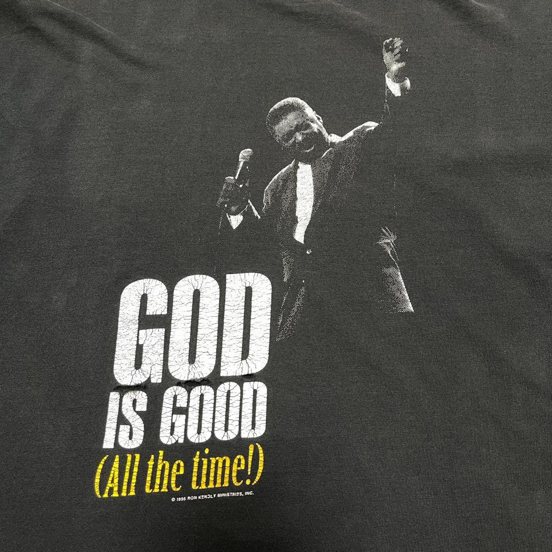 90s アーティストTシャツ RONKENOLY フェード　 ボロ USA製