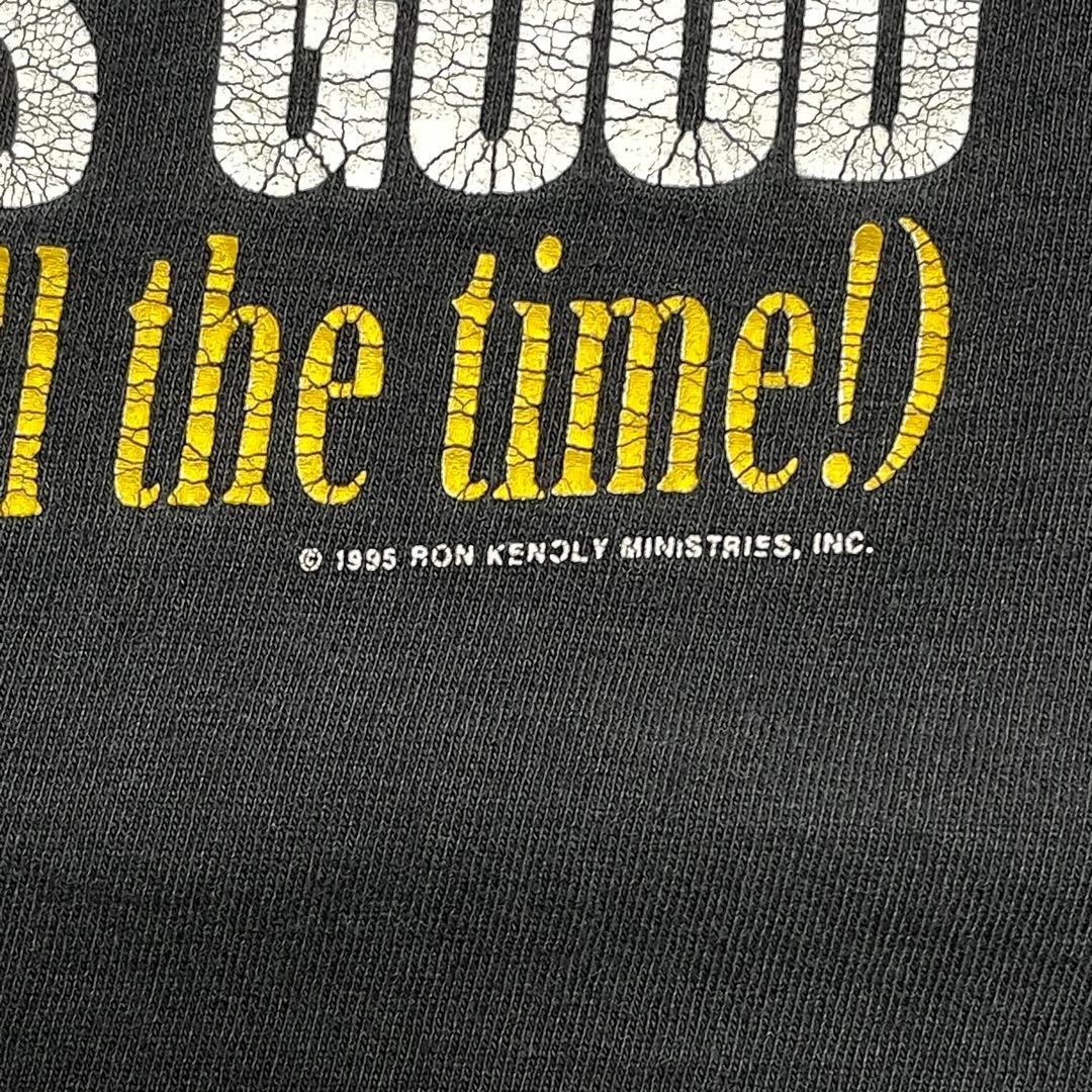 90s アーティストTシャツ RONKENOLY フェード　 ボロ USA製