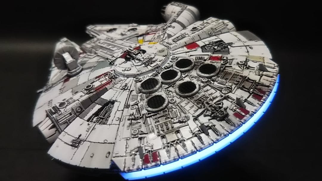 ミレニアムファルコン 電飾改修 完成品 1/350 管A4 帝国の逆襲