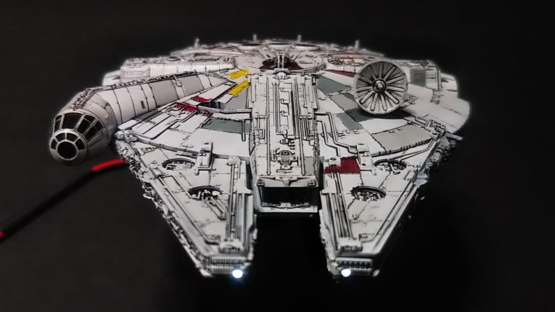 ミレニアムファルコン 電飾改修 完成品 1/350 管A4 帝国の逆襲