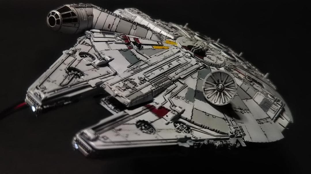 ミレニアムファルコン 電飾改修 完成品 1/350 管A4 帝国の逆襲