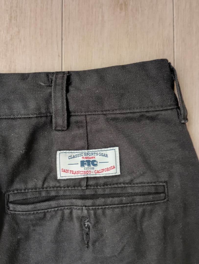 FTC チノパン　M　CHINO SLACKS PANT　Black