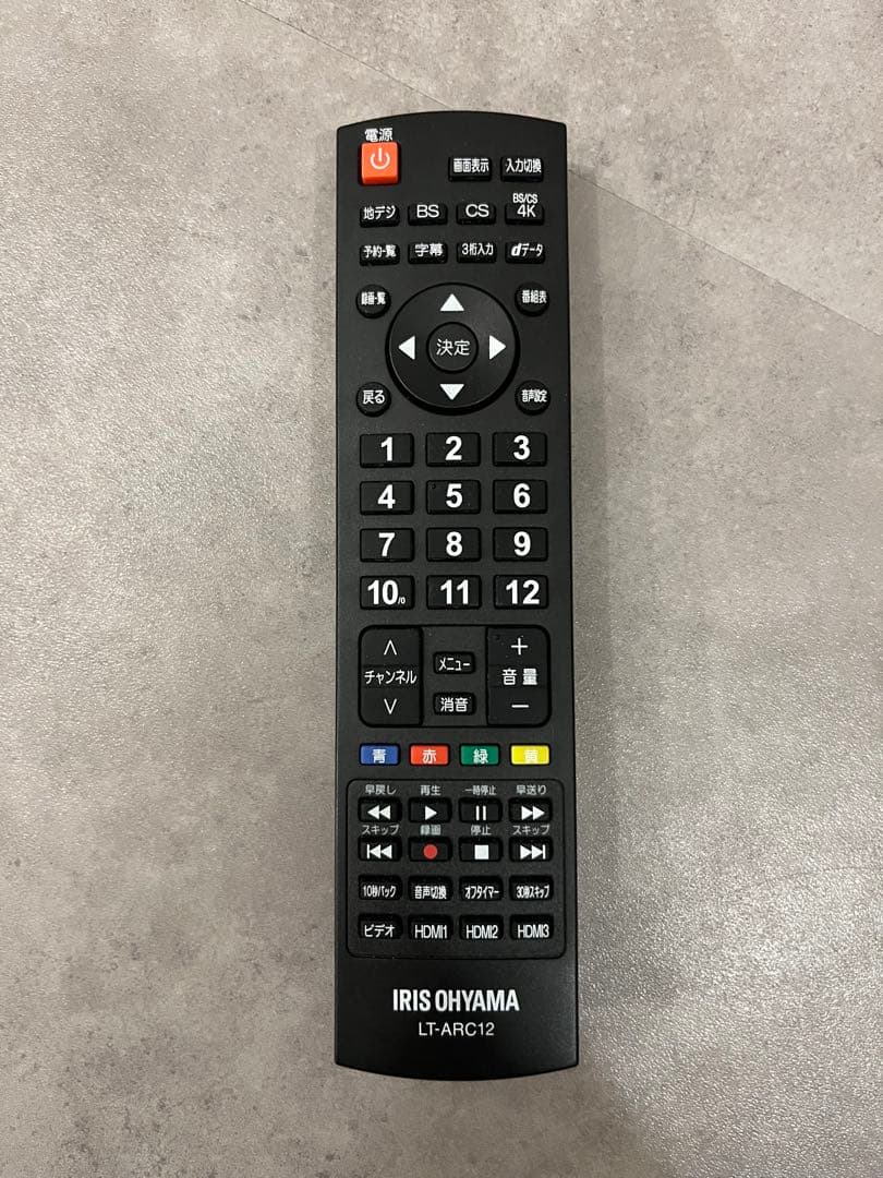 アイリスオーヤマ 43インチ 4K テレビ LT-43D6210B 2022年製